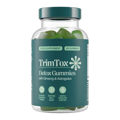 TrimTox Detox Gummies with Ginseng and Astragalus, 60 gummies